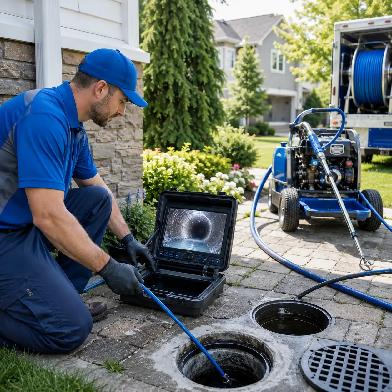 Outdoor drain cleaning professionals serving Badger, CA