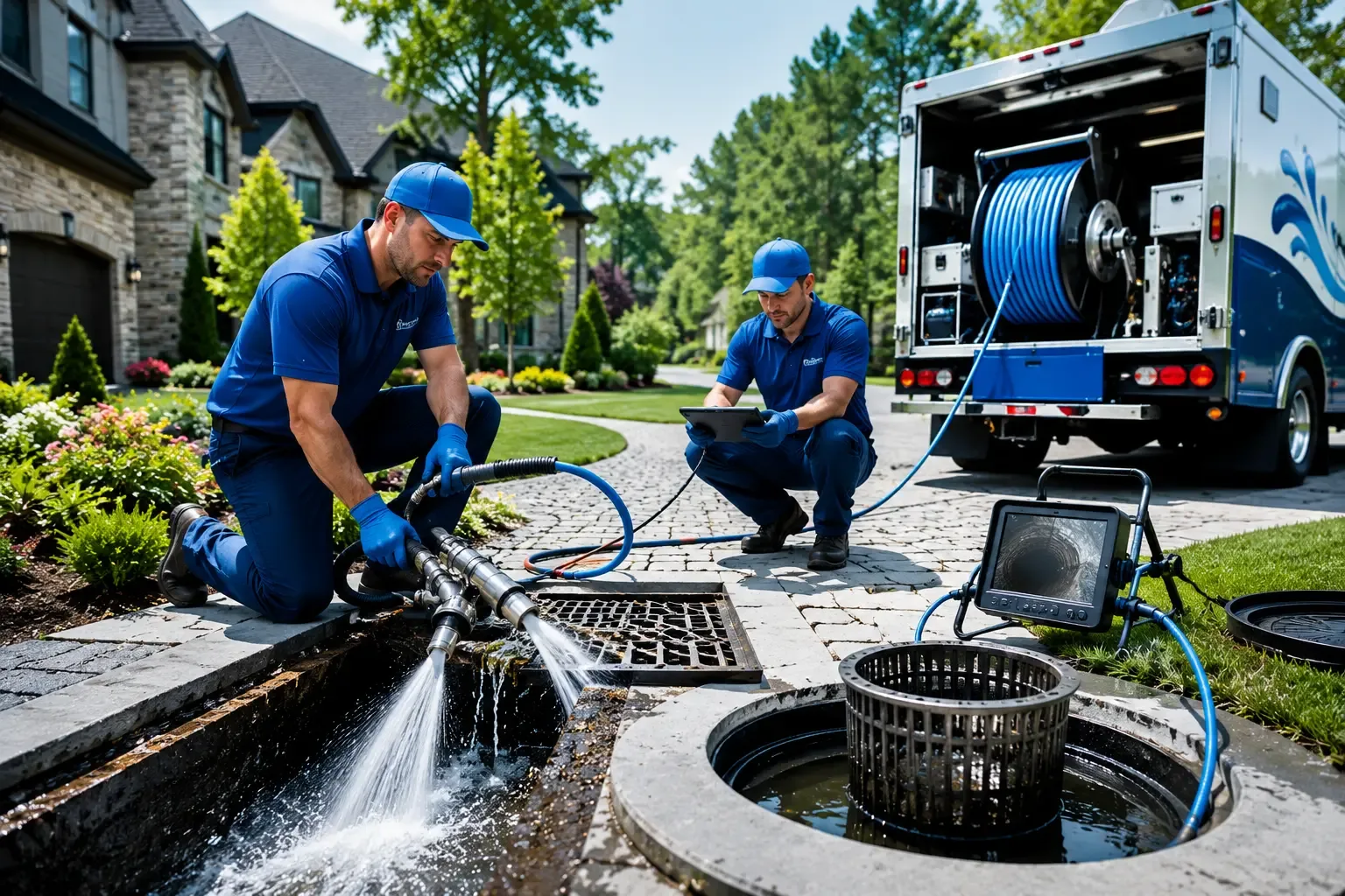 Local outdoor drain cleaning professionals in Badger, CA