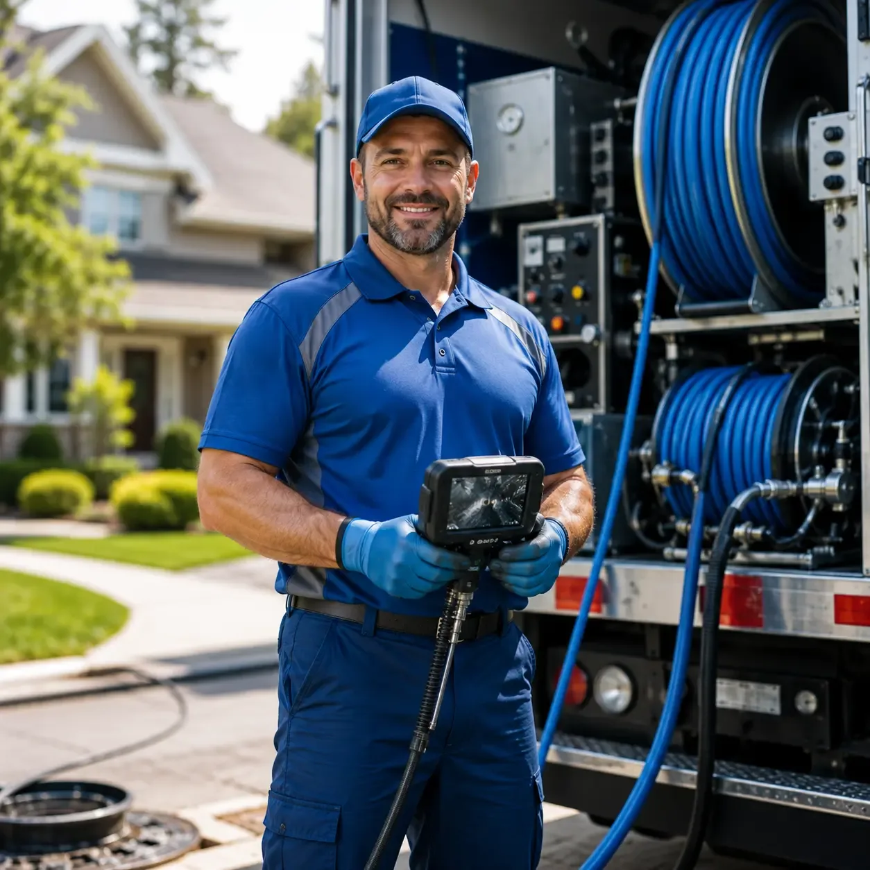 Local outdoor drain cleaning specialists in Badger, CA